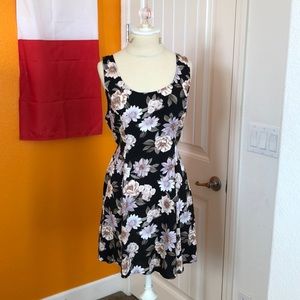 NWT floral sun dress with tie waist